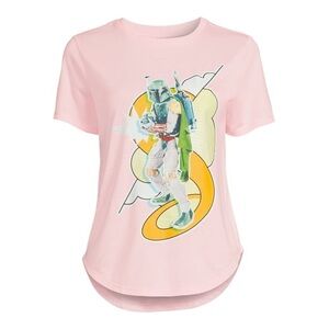 Star Wars Pink Boba Fett Graphic Tee - Size XL